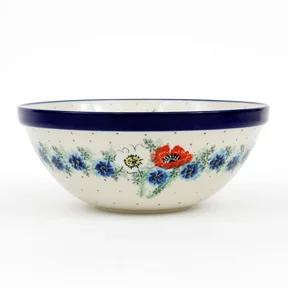 Miska ceramiczna 056 h-10cm <br> 2511X Polskie kwiaty